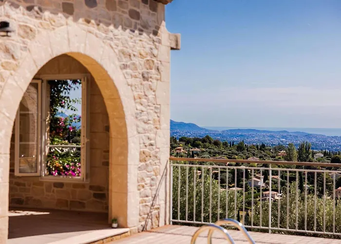 Le Mas D'Azur - Villa D'Exception Avec Vue Panoramique Sur La Baie Des Anges